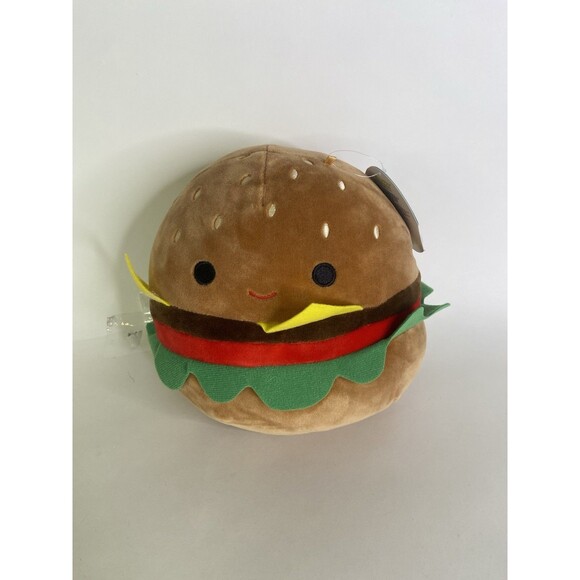 Kellytoy Toys Squishmallows Carl The Burger Cheeseburger Plush